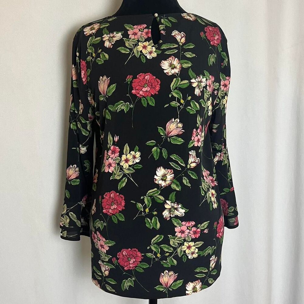 Karl-lagerfeld Women's Black and Pink Blouse